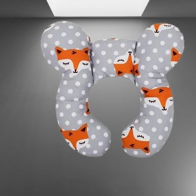 Coussin Bébé - BabyTravelPillow™ - Renard - Mini havre BB