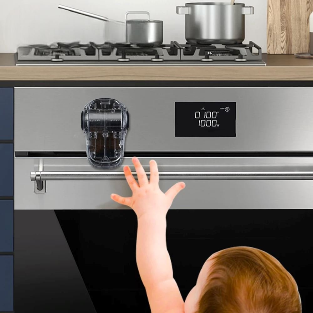 Bloque - Porte Four - KidsSafetyOvenLock™ - Noir - Mini havre BB