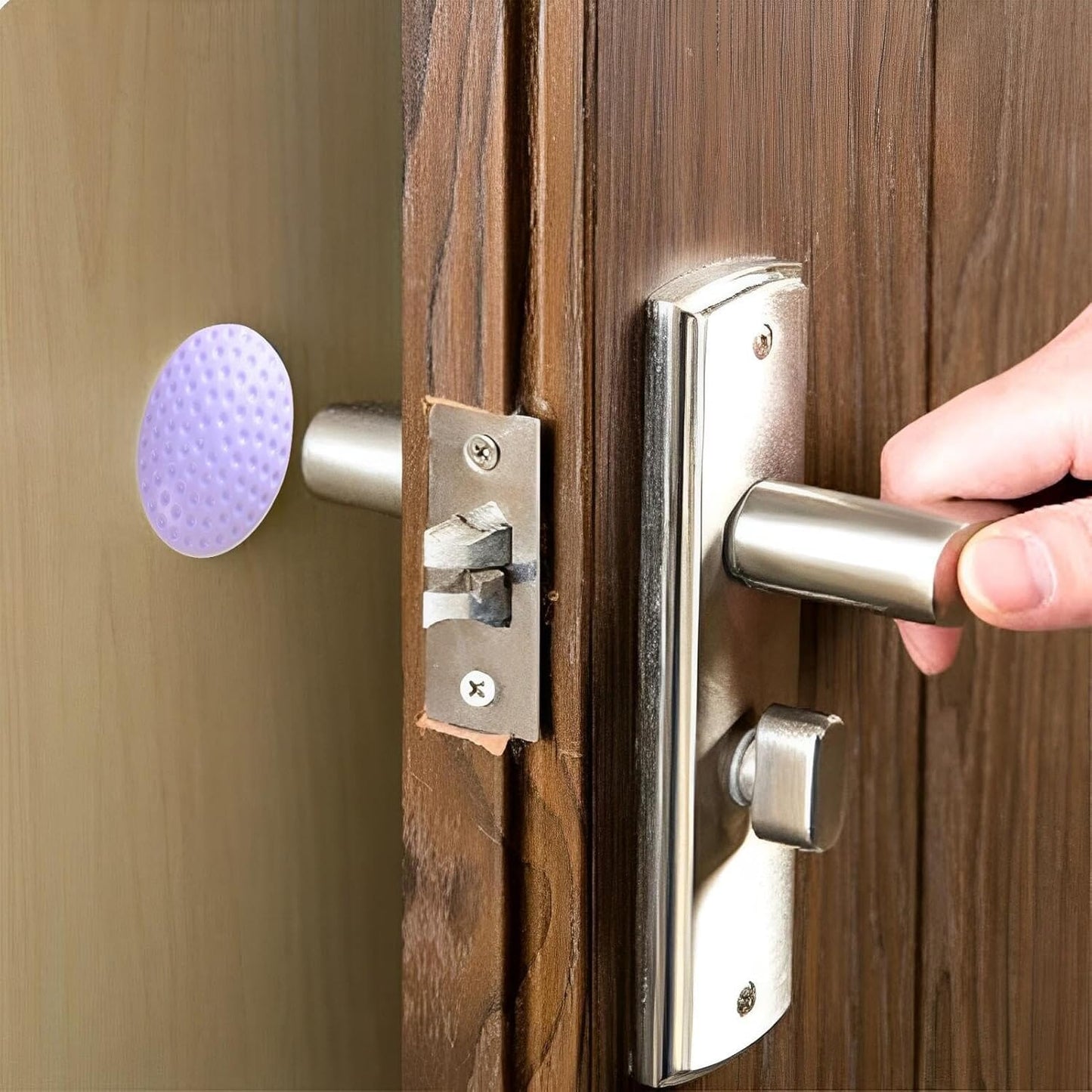 Butée de Porte - SecureStop™ - Mauve Pastel - Mini havre BB