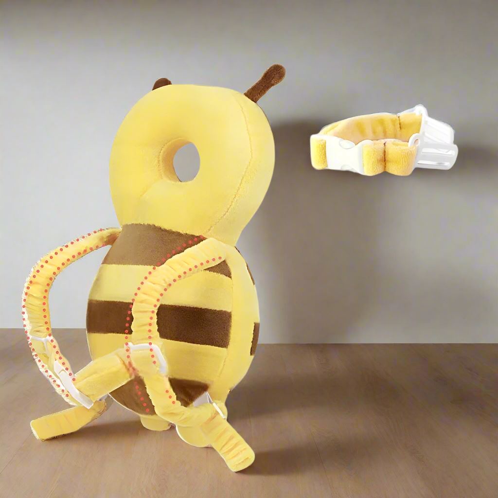 Coussin Bébé - BabyHeadBackProtector™ - Jaune - Mini havre BB