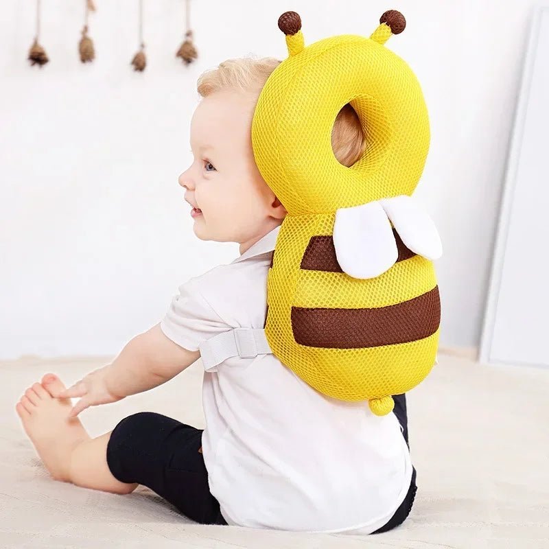 Coussin Bébé - BabyHeadBackProtector™ - Jaune - Mini havre BB