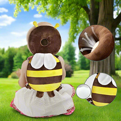 Coussin Bébé - BabyHeadBackProtector™ - Marron - Mini havre BB