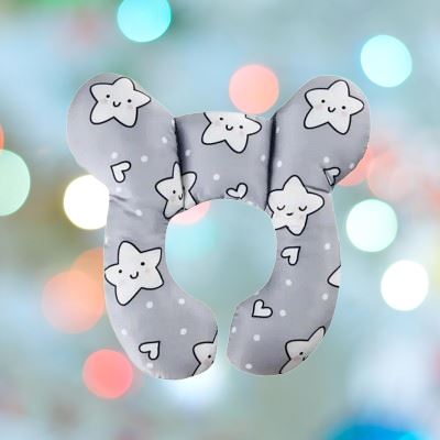 Coussin Bébé - BabyTravelPillow™ - Etoiles - Mini havre BB