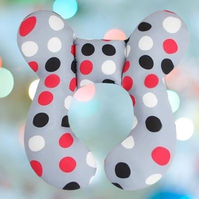 Coussin Bébé - BabyTravelPillow™ - Pastille - Mini havre BB