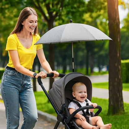 Ombrelle poussette uv-protect bébé en balade
